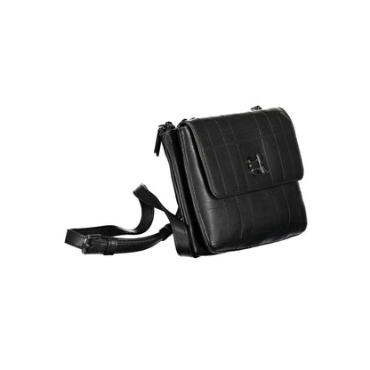 Bolso de hombro de poliéster negro Calvin Klein para mujer