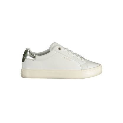 Calvin Klein Zapatilla de mujer Bianco Pelle