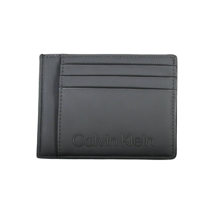 Tarjetero de hombre Calvin Klein Nero de poliuretano