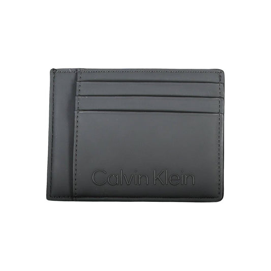 Tarjetero de hombre Calvin Klein Nero de poliuretano