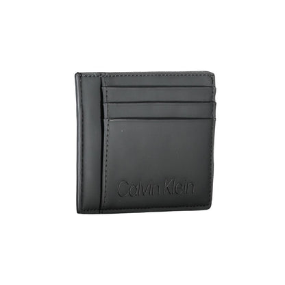 Tarjetero de hombre Calvin Klein Nero de poliuretano