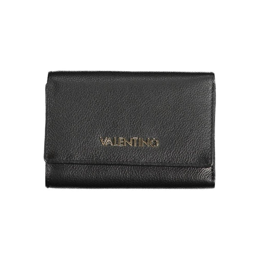 Cartera de mujer de poliuretano negro Mario Valentino
