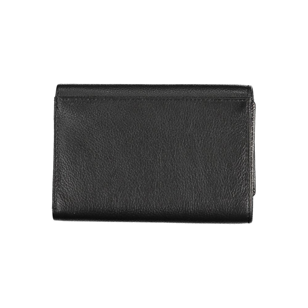 Cartera de mujer de poliuretano negro Mario Valentino