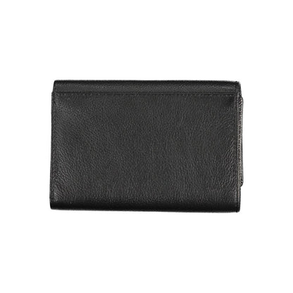 Cartera de mujer de poliuretano negro Mario Valentino