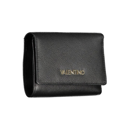 Cartera de mujer de poliuretano negro Mario Valentino