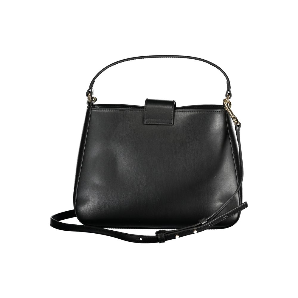 Bolso de mano Tommy Hilfiger de poliuretano negro para mujer