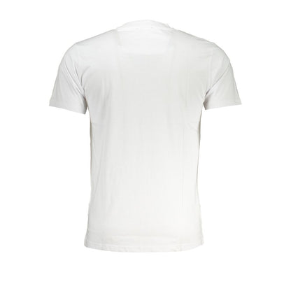 Camiseta de Algodón Blanca para Hombre Cavalli Class