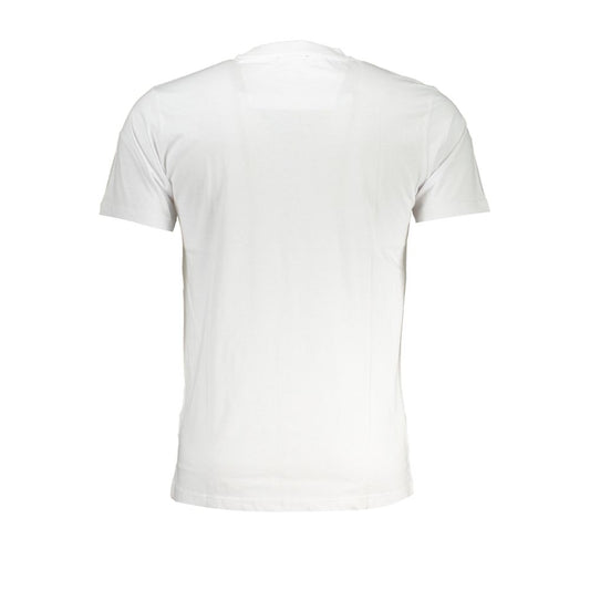 Camiseta de Algodón Blanca para Hombre Cavalli Class