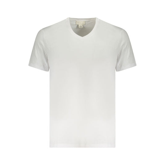 Camiseta Calvin Klein Bianco de algodón para hombre