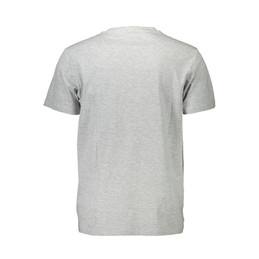 Guess Jeans Grigio Algodón Camiseta para Hombre