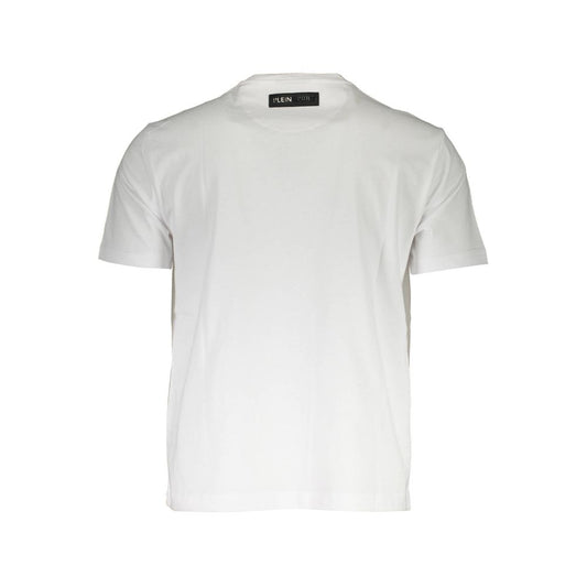 Camiseta de algodón blanca Plein Sport para hombre