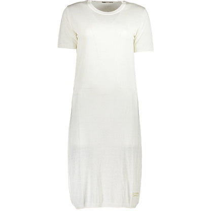 Vestido Cavalli Class Bianco de Viscosa para Mujer