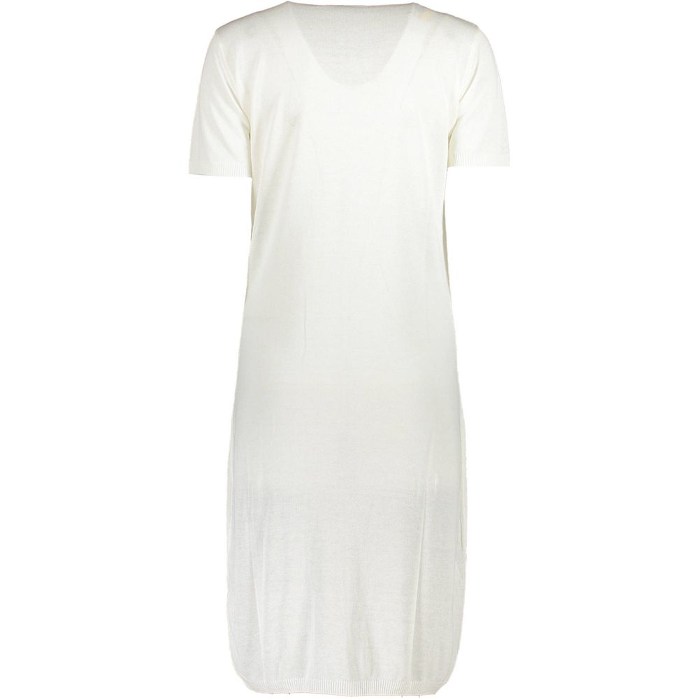 Vestido Cavalli Class Bianco de Viscosa para Mujer