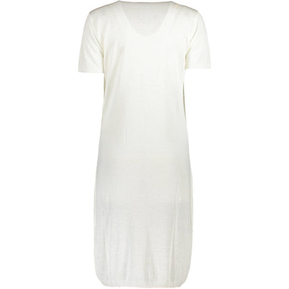Vestido Cavalli Class Bianco de Viscosa para Mujer