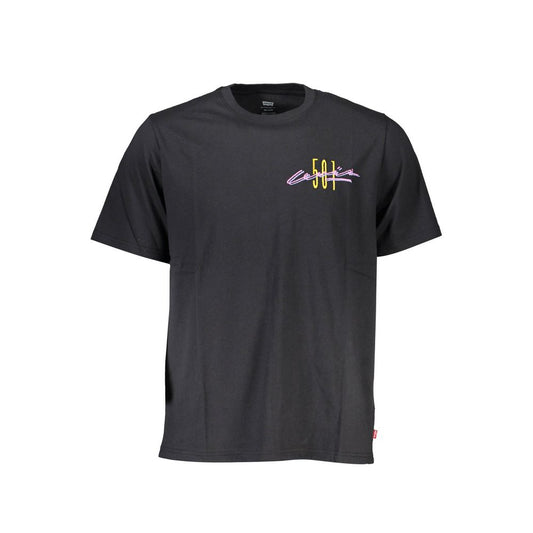 Camiseta de algodón negra para hombre Levi's