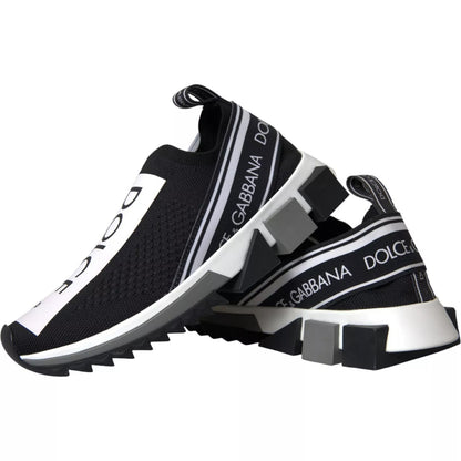 Zapatillas Dolce & Gabbana Sorrento sin cordones en blanco y negro