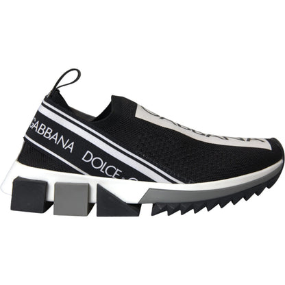Zapatillas Dolce & Gabbana Sorrento sin cordones en blanco y negro