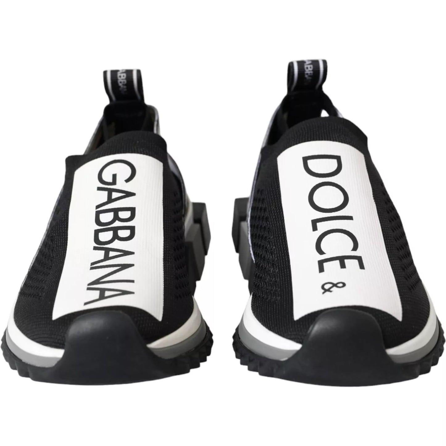 Zapatillas Dolce & Gabbana Sorrento sin cordones en blanco y negro