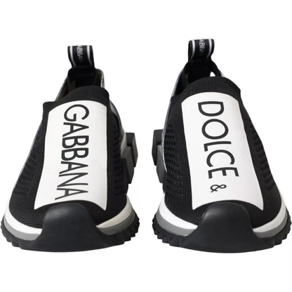 Zapatillas Dolce & Gabbana Sorrento sin cordones en blanco y negro