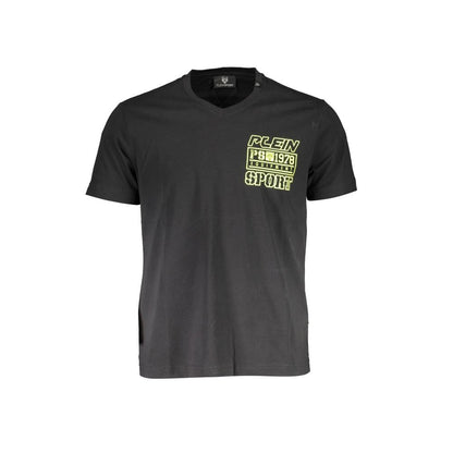 Camiseta de Hombre de Algodón Negra Plein Sport