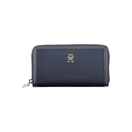 Cartera de mujer de poliéster azul Tommy Hilfiger