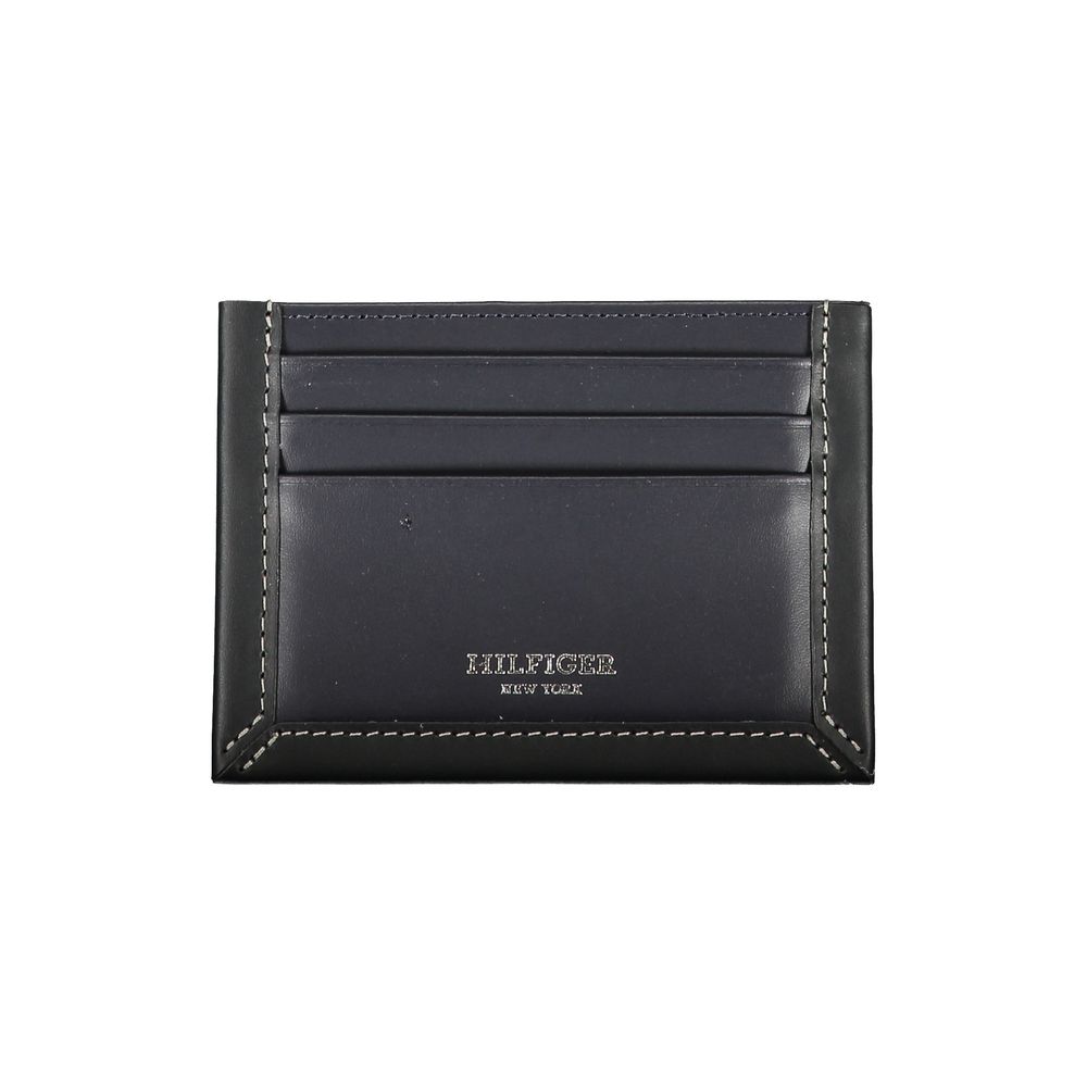 Tommy Hilfiger Blue Leather Men's Wallet