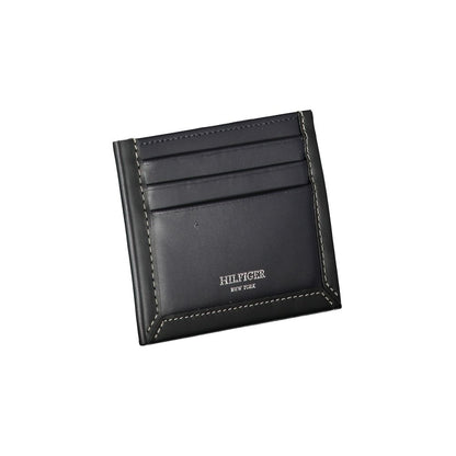 Tommy Hilfiger Blue Leather Men's Wallet