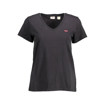 Camiseta Levi's de algodón orgánico negro para mujer