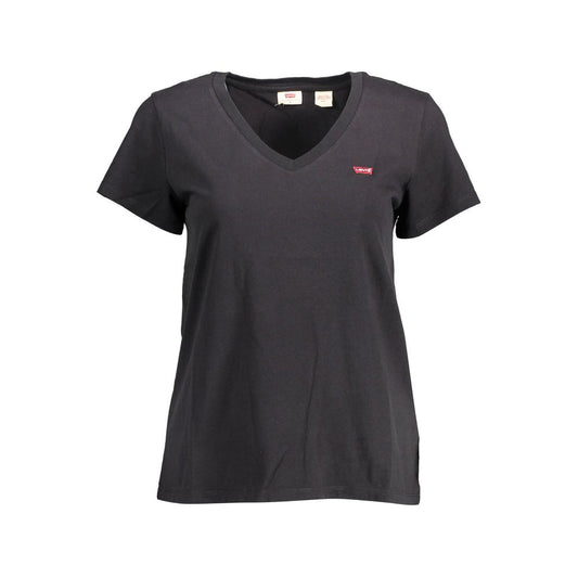 Camiseta Levi's de algodón orgánico negro para mujer