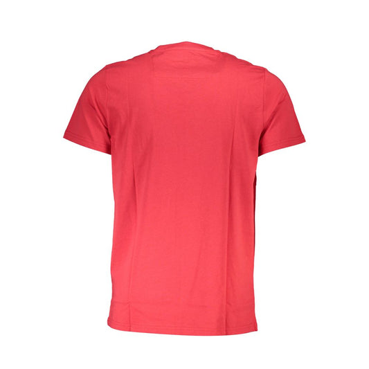 Camiseta de algodón Cavalli Class Rosso para hombre