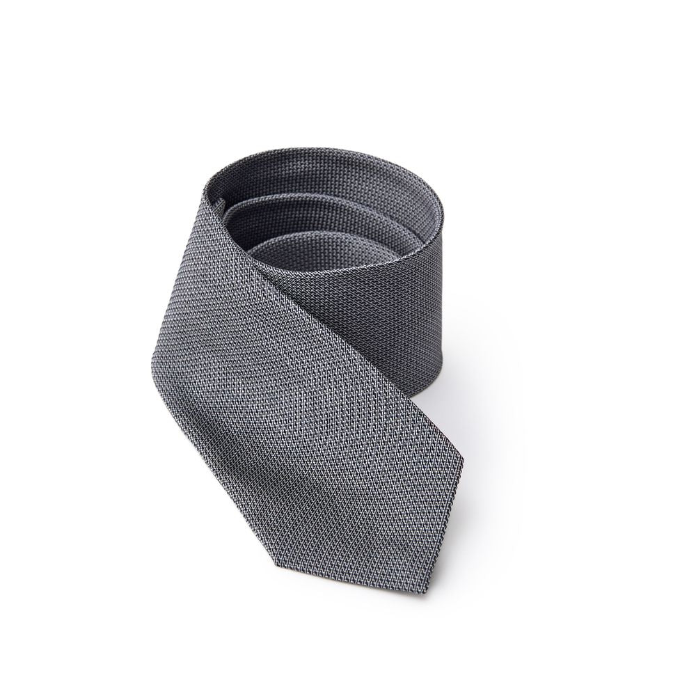 Corbata de seda gris Jil Sander