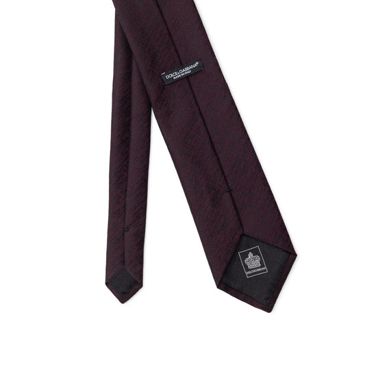Corbata de lana morada Dolce & Gabbana