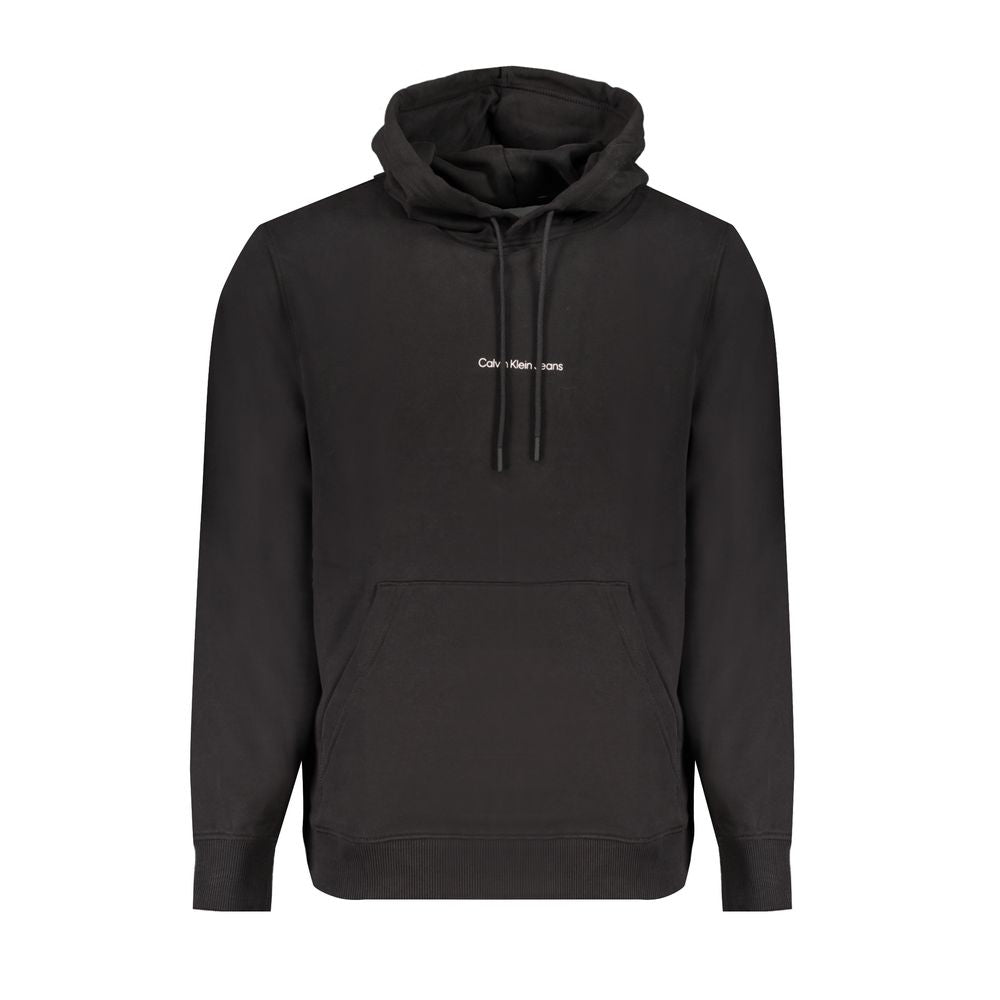 Sudadera de hombre de algodón negro Calvin Klein