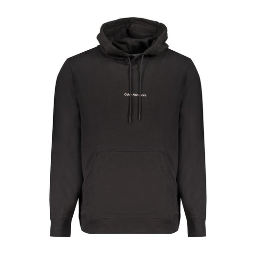 Sudadera de hombre de algodón negro Calvin Klein