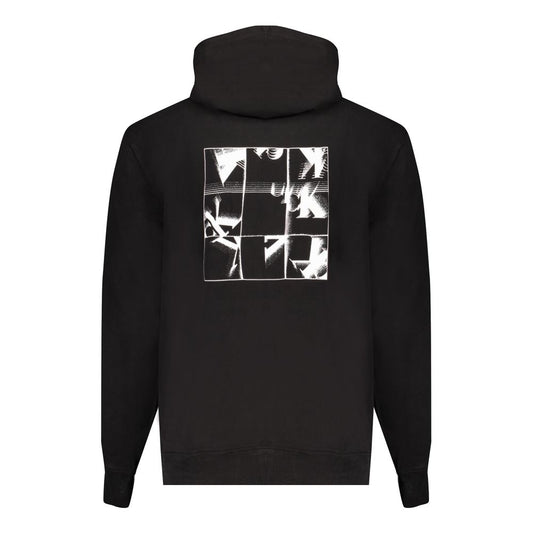 Sudadera de hombre de algodón negro Calvin Klein