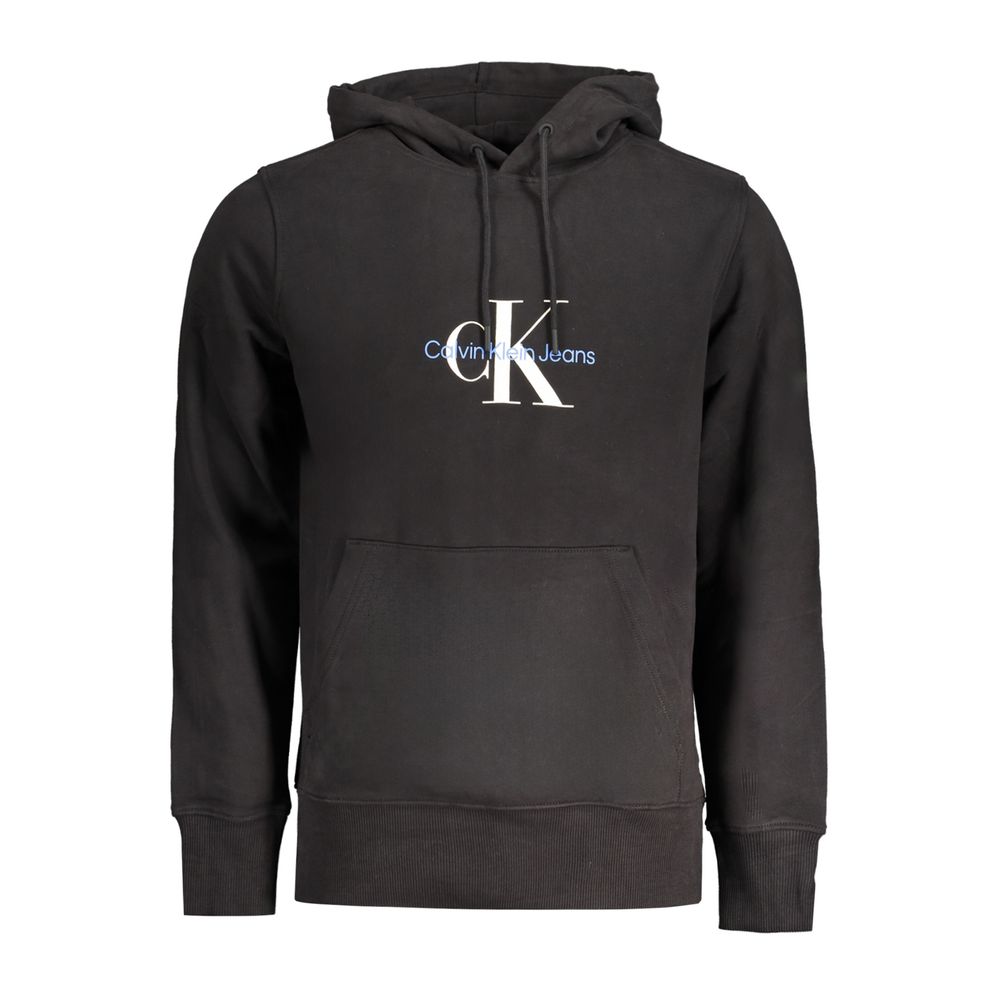 Sudadera de hombre de algodón negro Calvin Klein
