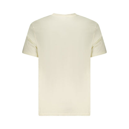 Camiseta de algodón beige Lee para hombre