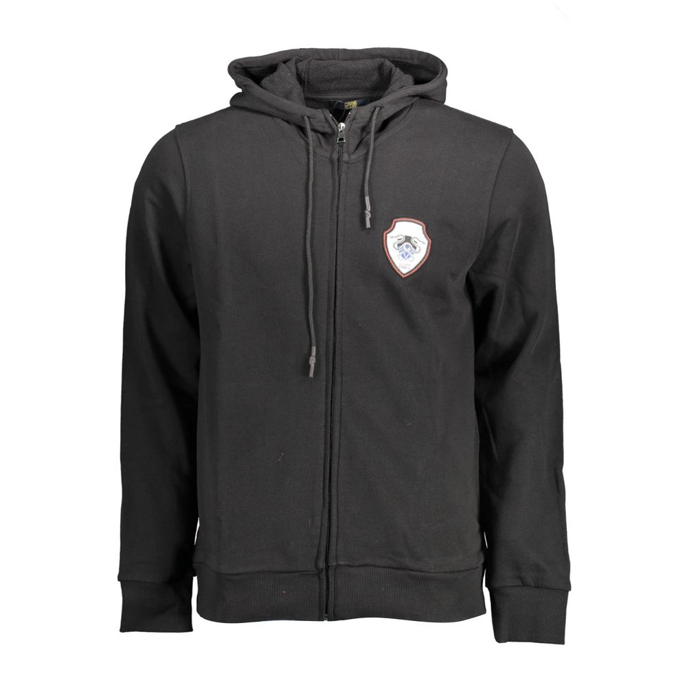 Sudadera con Capucha Negra de Algodón para Hombre Cavalli Class