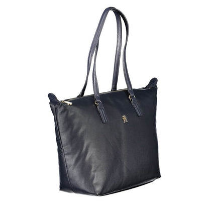 Tommy Hilfiger Blue Polyester Women's Handbag