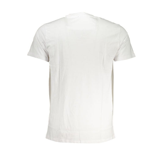 Camiseta de Algodón Blanca para Hombre Cavalli Class
