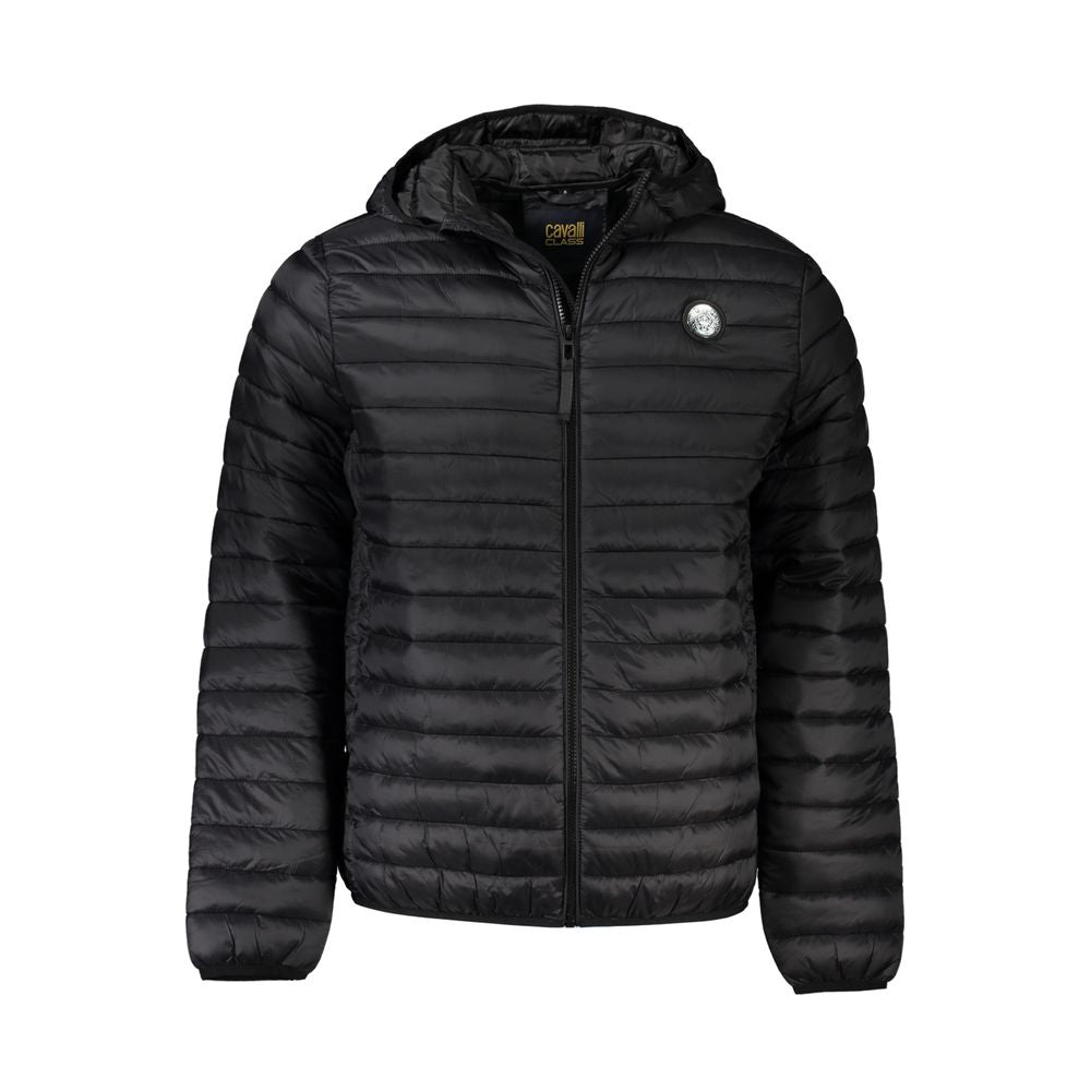 Chaqueta Cavalli Class negra de poliamida para hombre