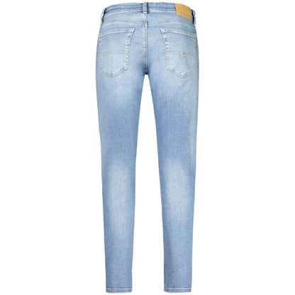 Tommy Hilfiger Azzurro Jean Ajustado de Algodón para Hombre