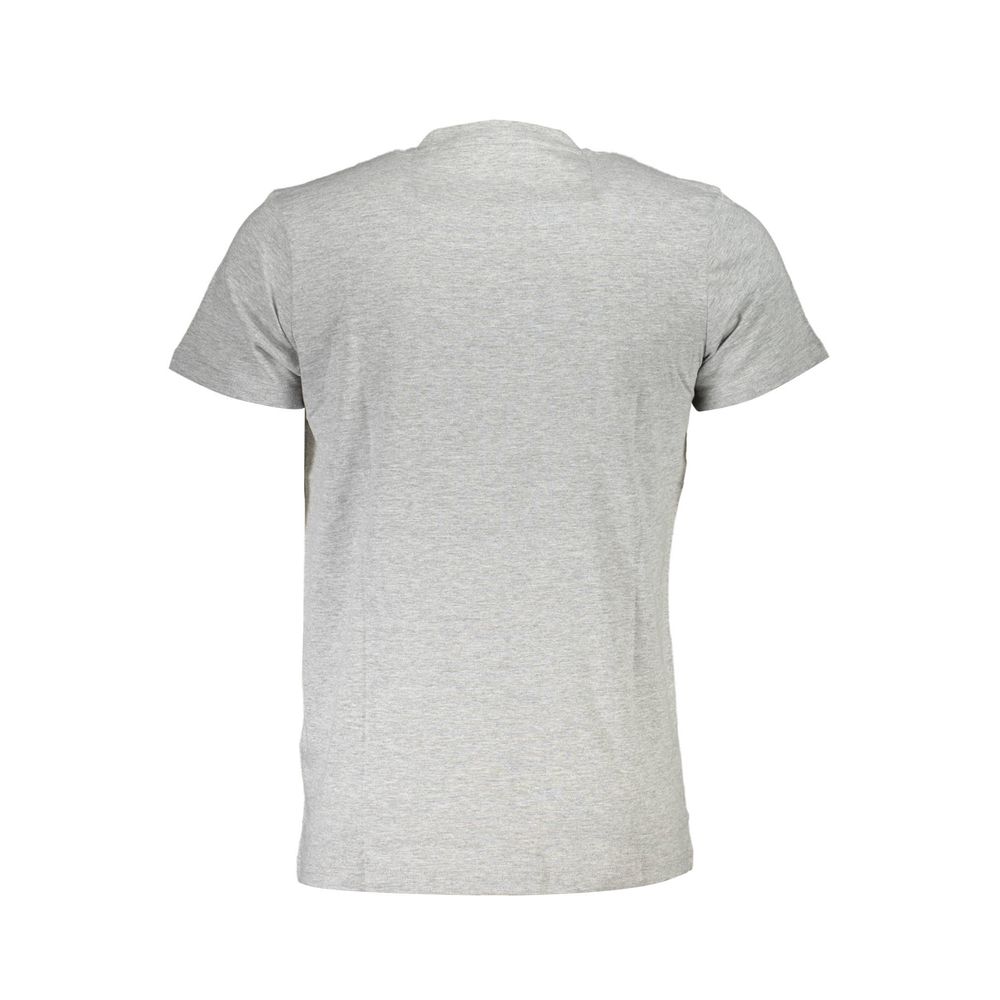 Cavalli Class Camiseta de Hombre de Algodón Grigio
