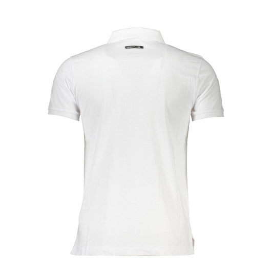 Polo de algodón blanco Cavalli Class para hombre