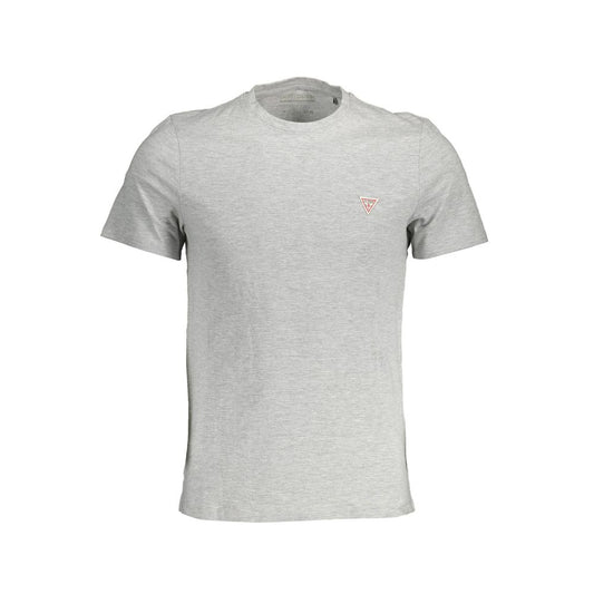 Camiseta de algodón gris para hombre Guess Jeans