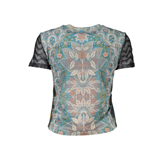 Camiseta de poliéster Desigual Azzurro para mujer