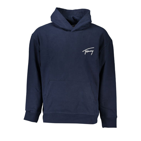 Sudadera con capucha de algodón azul para hombre Tommy Hilfiger