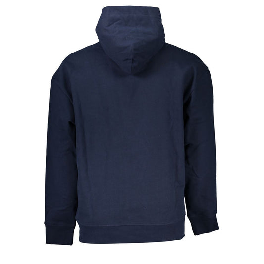 Sudadera con capucha de algodón azul para hombre Tommy Hilfiger