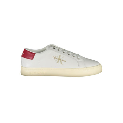 Calvin Klein Zapatilla deportiva blanca de poliéster para hombre