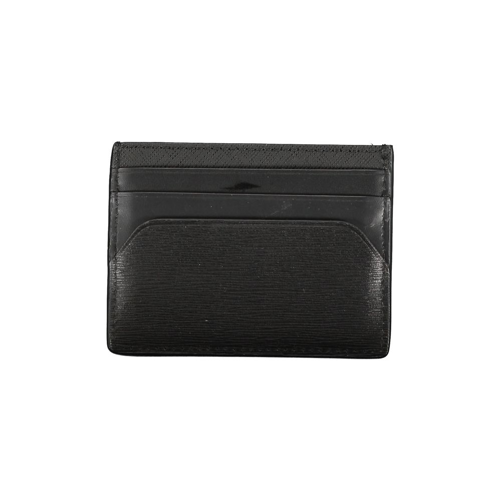 Cartera de cuero negra para hombre Tommy Hilfiger